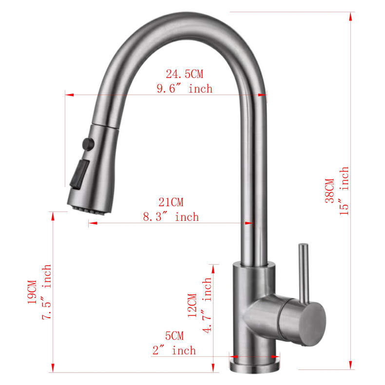KY-8009 Pull down kitchen faucet