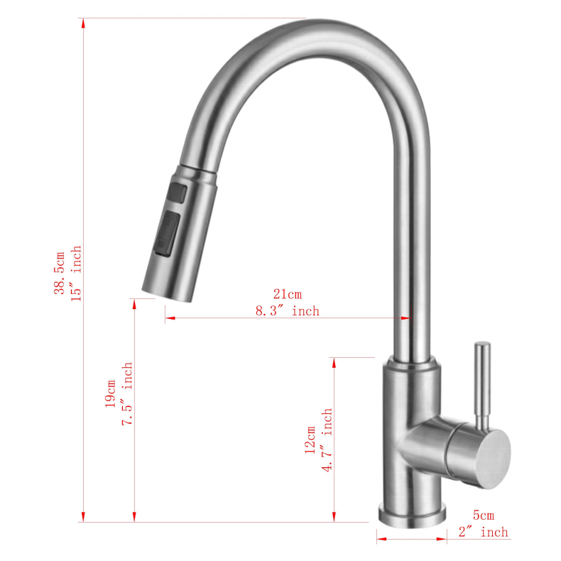 KY-8012 Pull down kitchen faucet