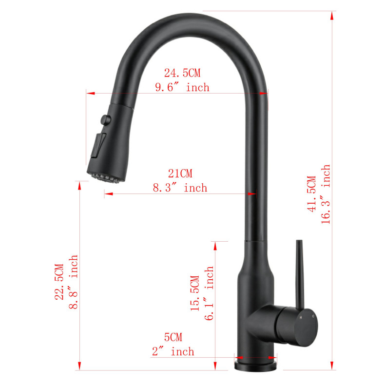 K8013 Pull down kitchen faucet