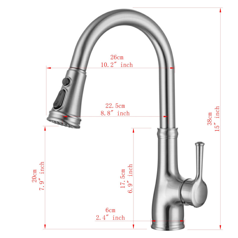 KY-8016 Pull down kitchen faucet
