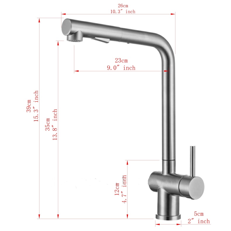 KY-8019 Pull down kitchen faucet