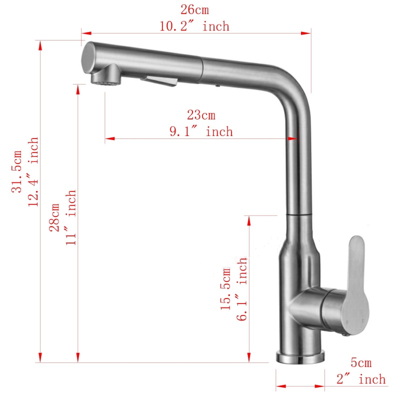KY-8022 Pull down kitchen faucet