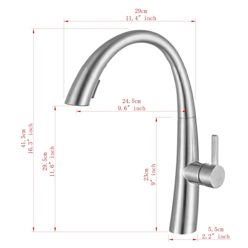 KY-8026 Pull down kitchen faucet