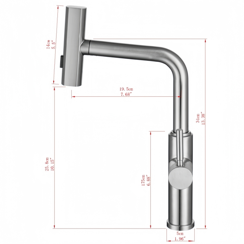 KY-8025 Pull down kitchen faucet
