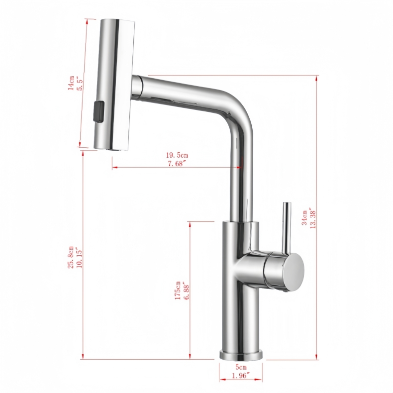 KY-8003 Pull down kitchen faucet