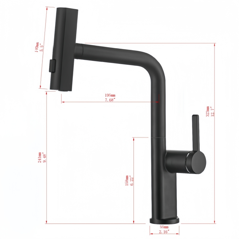 KY-8005 Pull down kitchen faucet