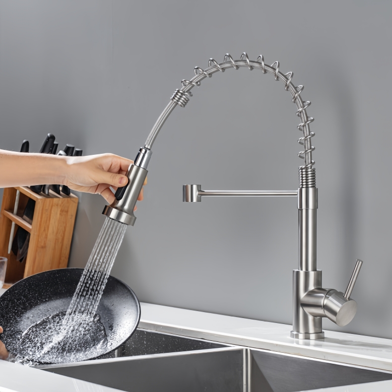 KY-8101 Pull Down Spring Kitchen Faucet