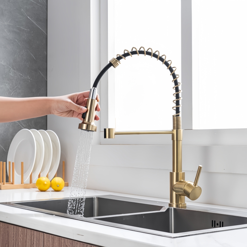 KY-8101 Pull Down Spring Kitchen Faucet