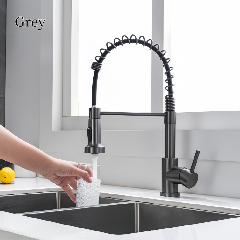KY-8101 Pull Down Spring Kitchen Faucet