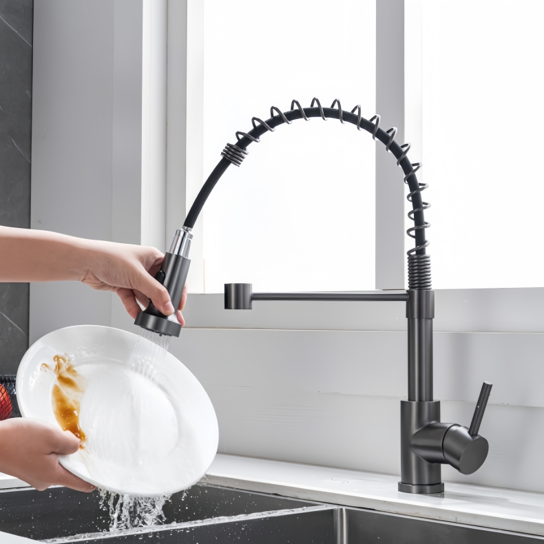 KY-8101 Pull Down Spring Kitchen Faucet