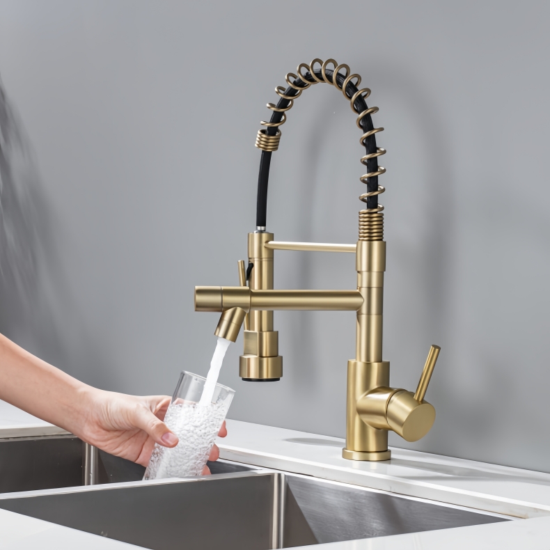 KY-8102 Pull Down Spring Kitchen Faucet KY-8102 Pull Down Spring Kitchen Faucet