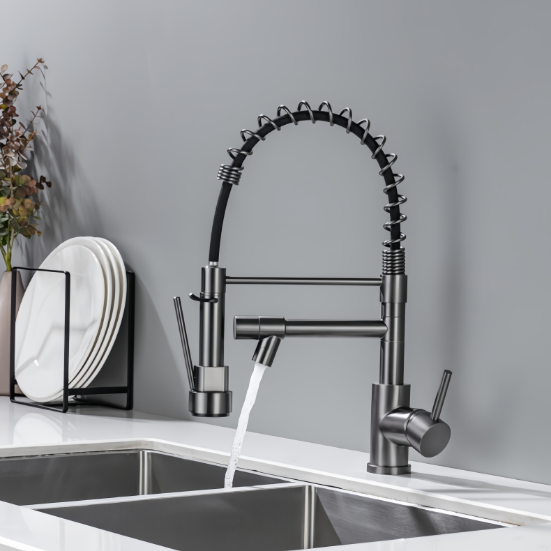 KY-8102 Pull Down Spring Kitchen Faucet KY-8102 Pull Down Spring Kitchen Faucet