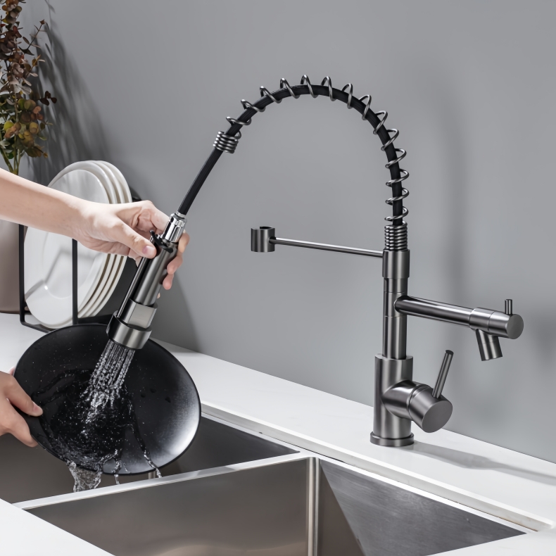 KY-8102 Pull Down Spring Kitchen Faucet KY-8102 Pull Down Spring Kitchen Faucet