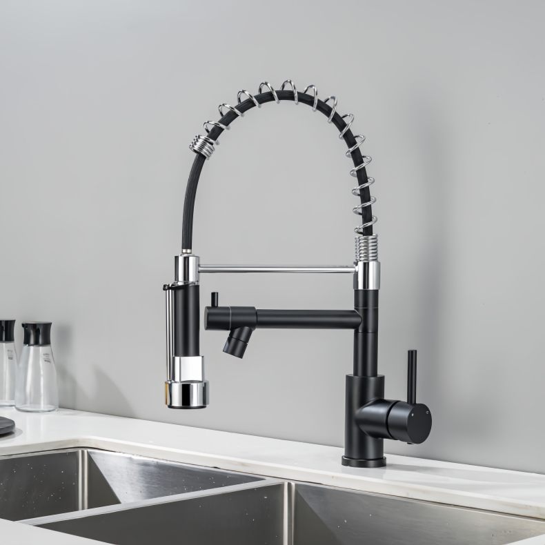 KY-8102B Pull Down Spring Kitchen Faucet
