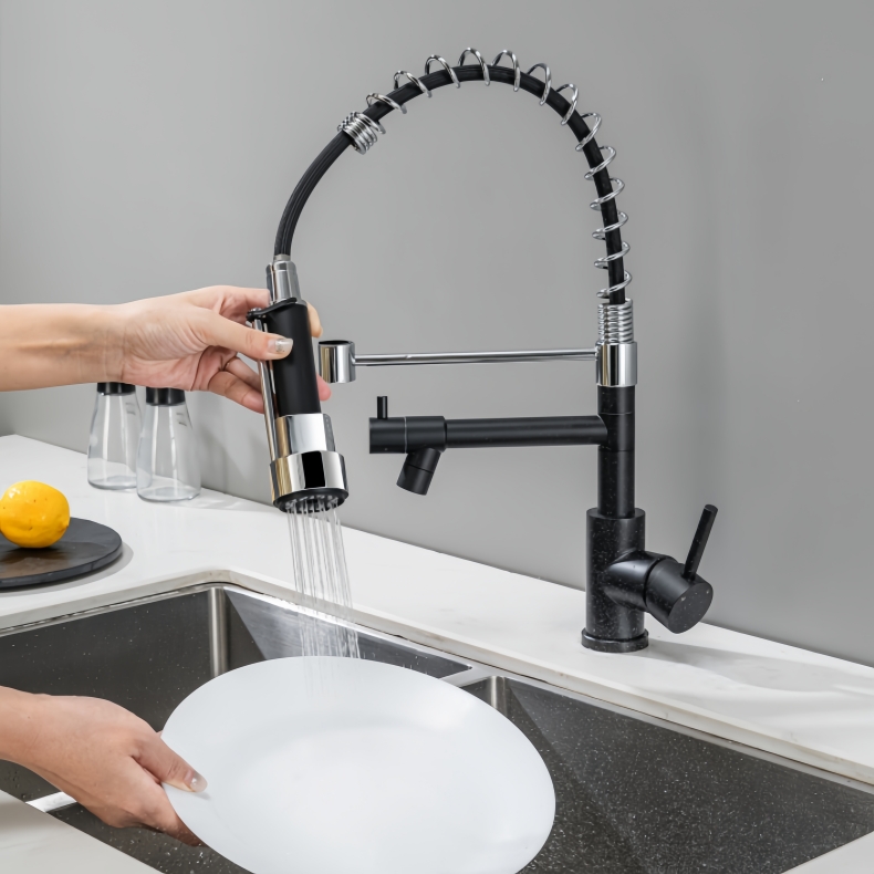 KY-8102B Pull Down Spring Kitchen Faucet