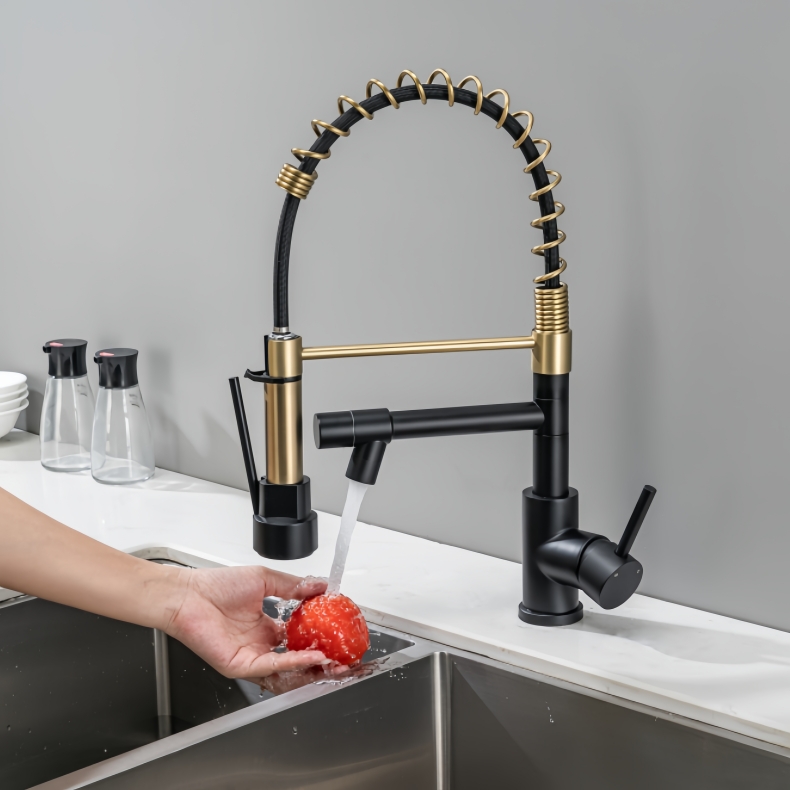 KY-8102B Pull Down Spring Kitchen Faucet