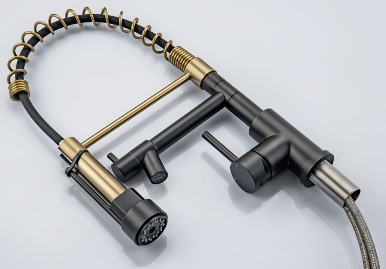 KY-8102B Pull Down Spring Kitchen Faucet