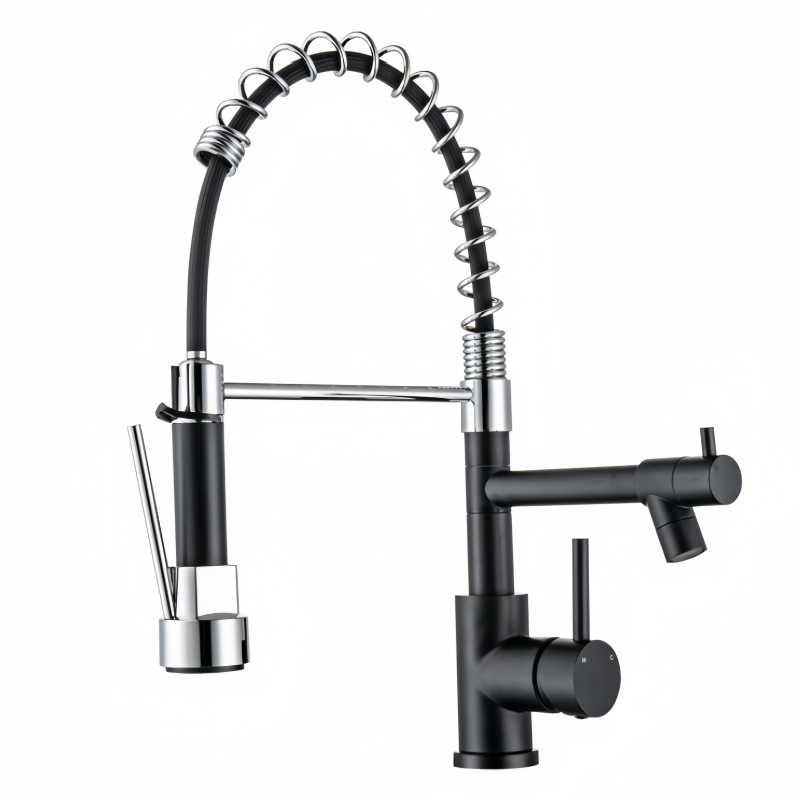 KY-8102B Pull Down Spring Kitchen Faucet