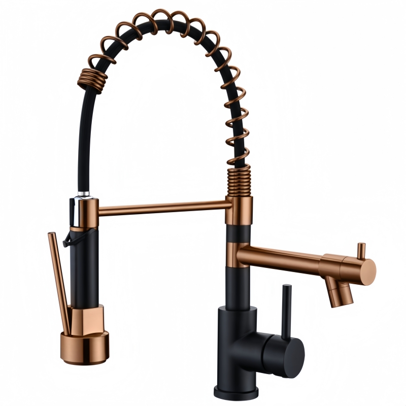 KY-8102C Pull Down Spring Kitchen Faucet