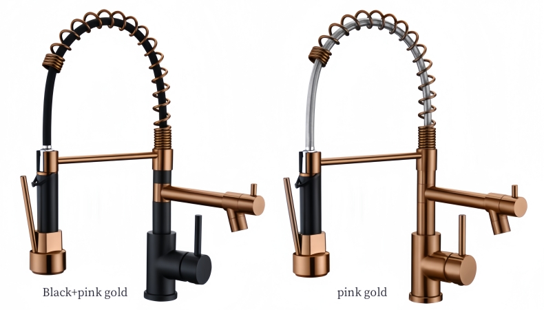 KY-8102C Pull Down Spring Kitchen Faucet