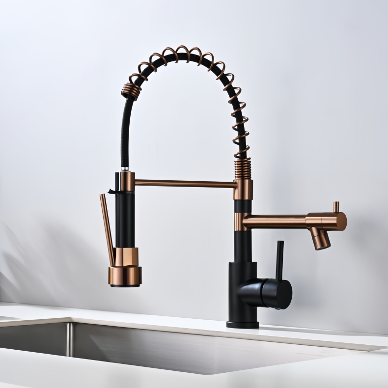 KY-8102C Pull Down Spring Kitchen Faucet