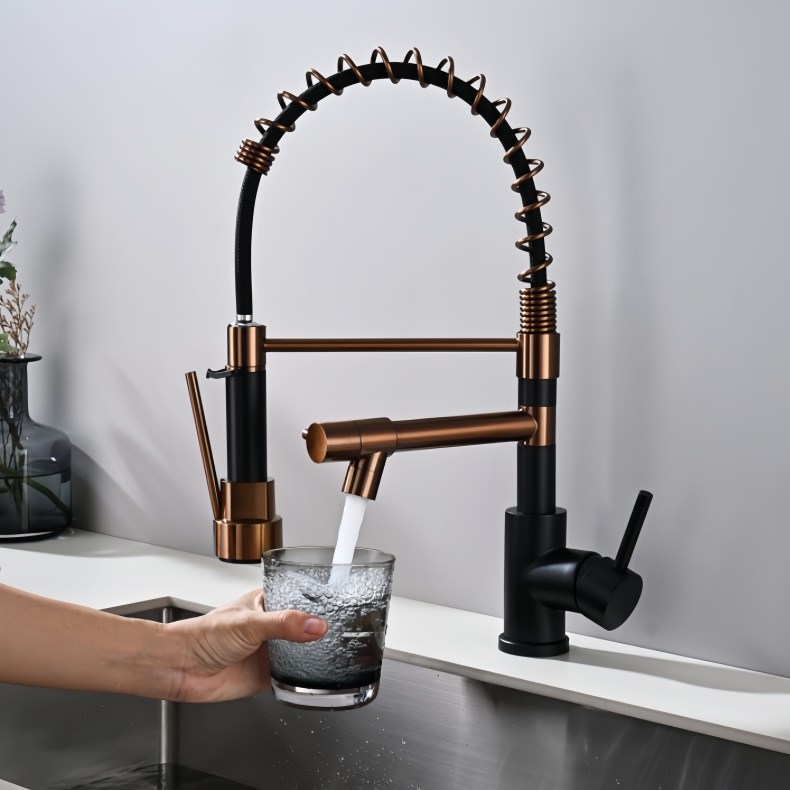 KY-8102C Pull Down Spring Kitchen Faucet