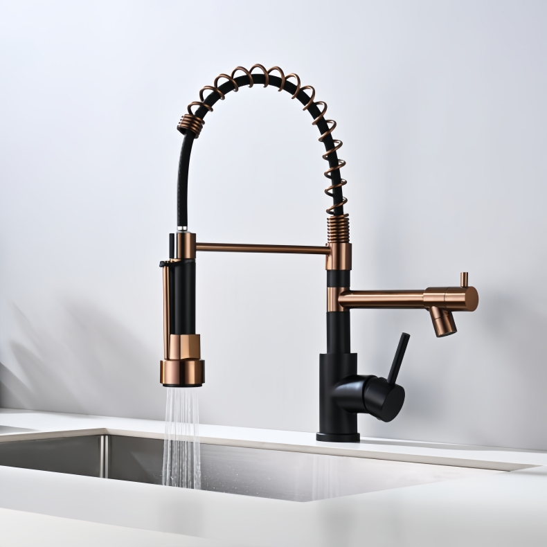 KY-8102C Pull Down Spring Kitchen Faucet