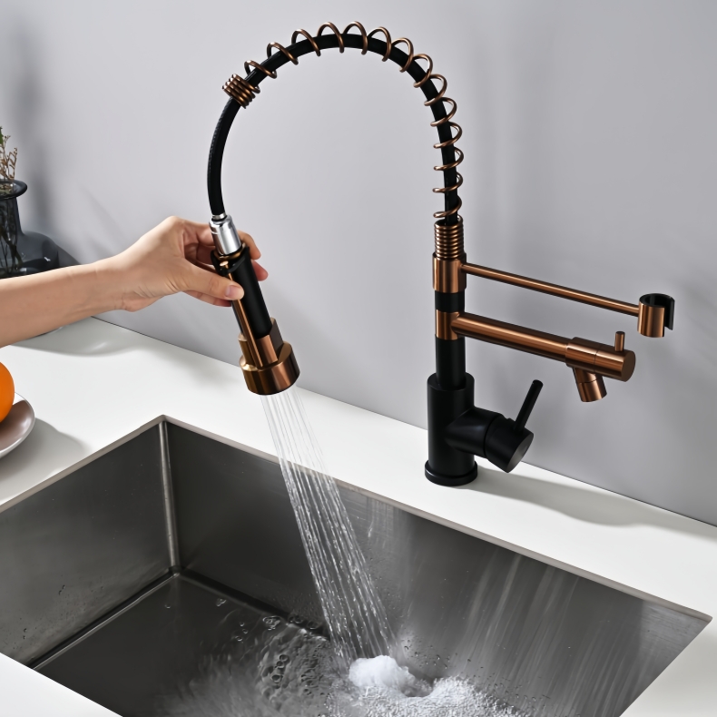 KY-8102C Pull Down Spring Kitchen Faucet