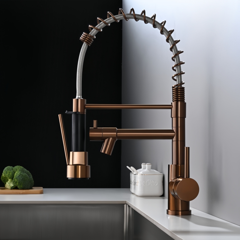 KY-8102C Pull Down Spring Kitchen Faucet