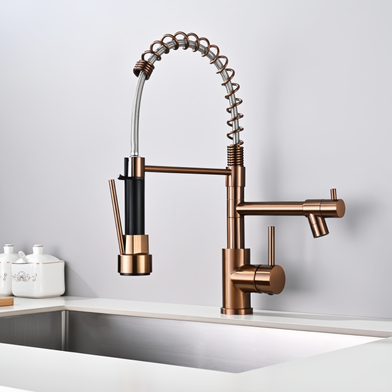 KY-8102C Pull Down Spring Kitchen Faucet