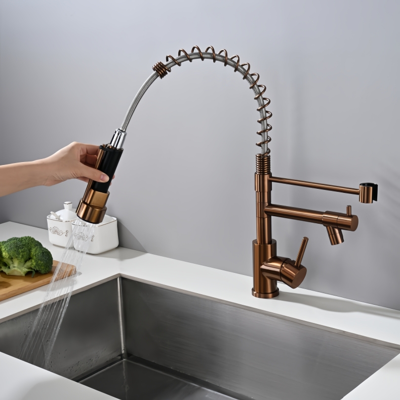 KY-8102C Pull Down Spring Kitchen Faucet