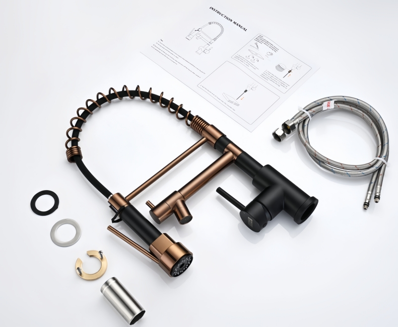 KY-8102C Pull Down Spring Kitchen Faucet