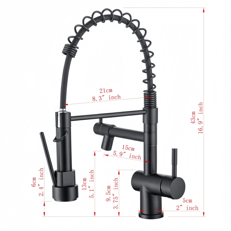 KY-8103 Pull Down Spring Kitchen Faucet