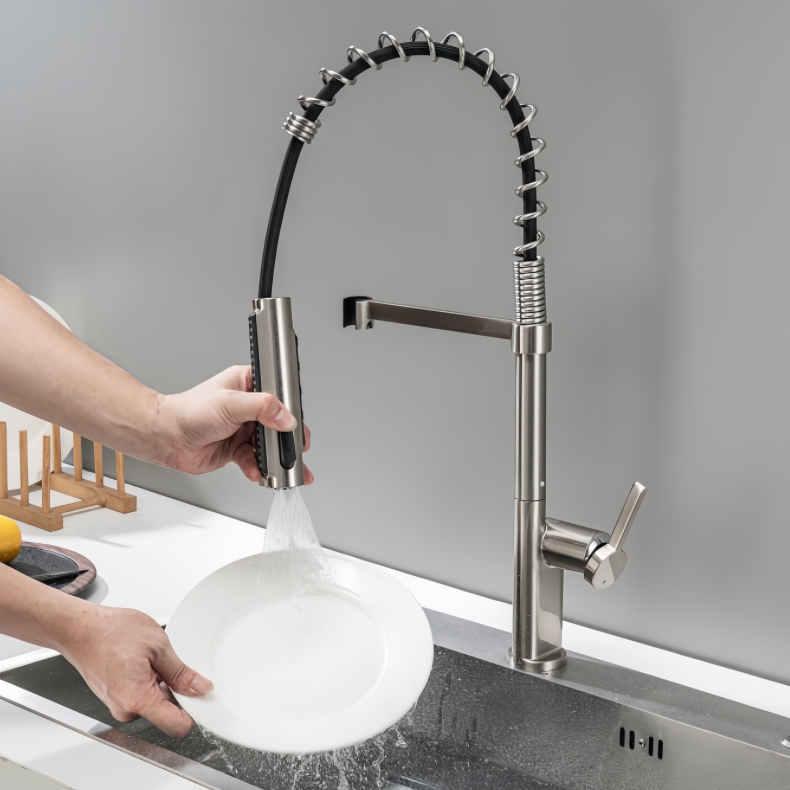 KY-8104 Pull Down Spring Kitchen Faucet
