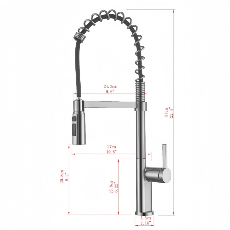 KY-8105 Pull Down Spring Kitchen Faucet