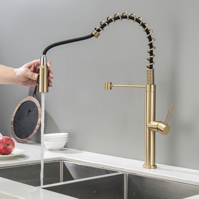 KY-8106 Pull Down Spring Kitchen Faucet