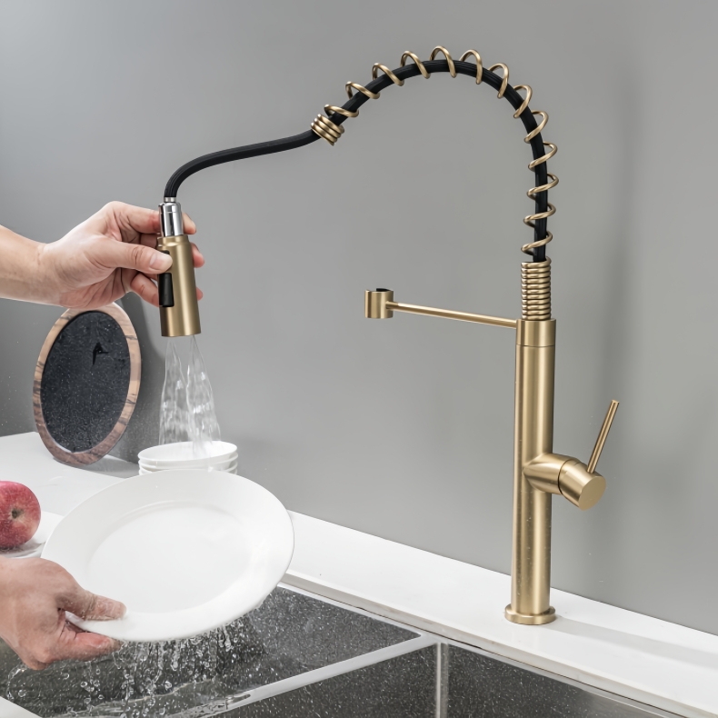 KY-8106 Pull Down Spring Kitchen Faucet