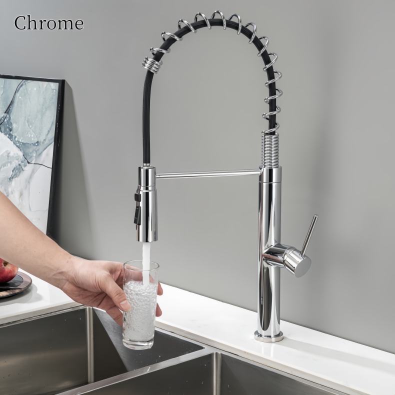 KY-8106 Pull Down Spring Kitchen Faucet