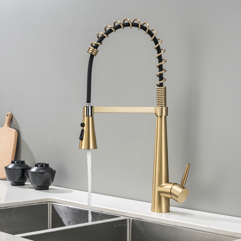 KY-8107 Pull Down Spring Kitchen Faucet