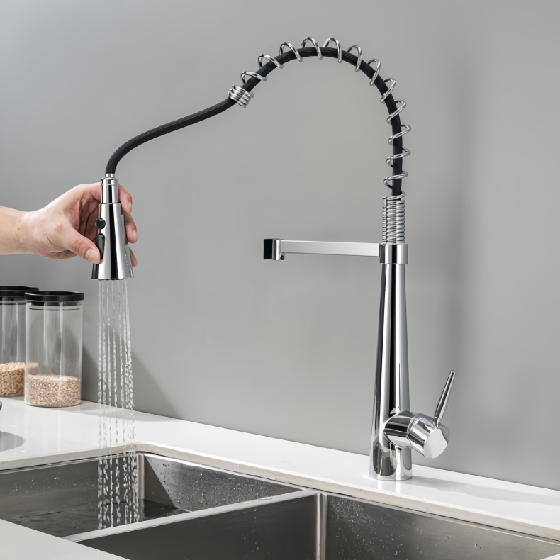 KY-8107 Pull Down Spring Kitchen Faucet