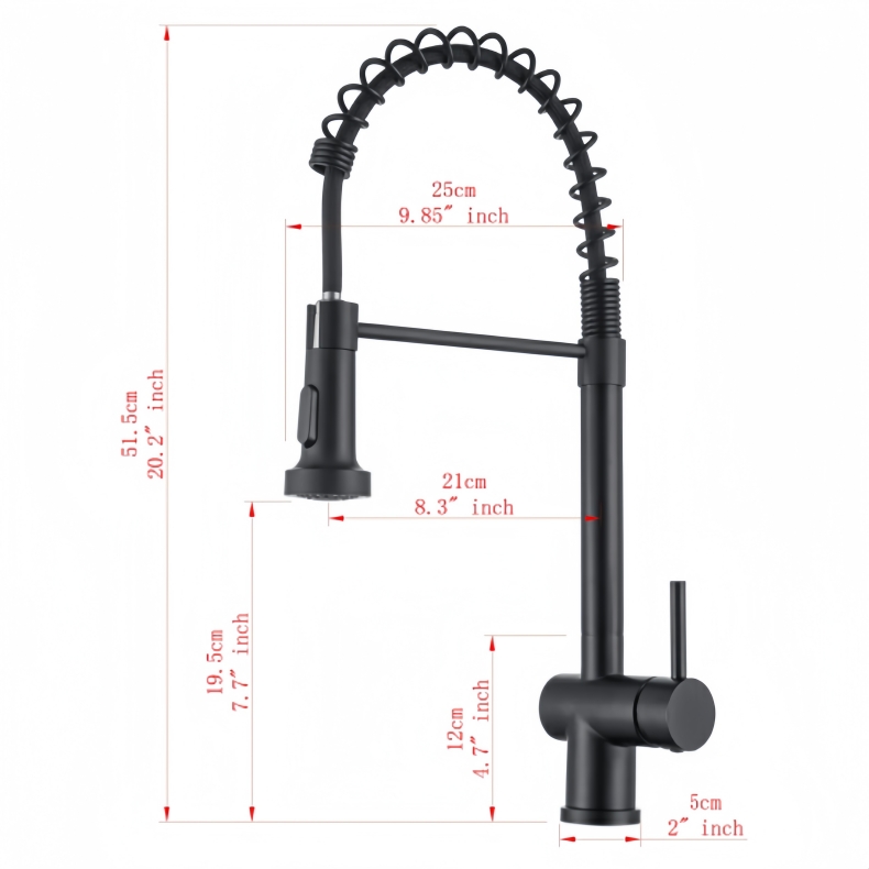 KY-8110 Pull Down Spring Kitchen Faucet