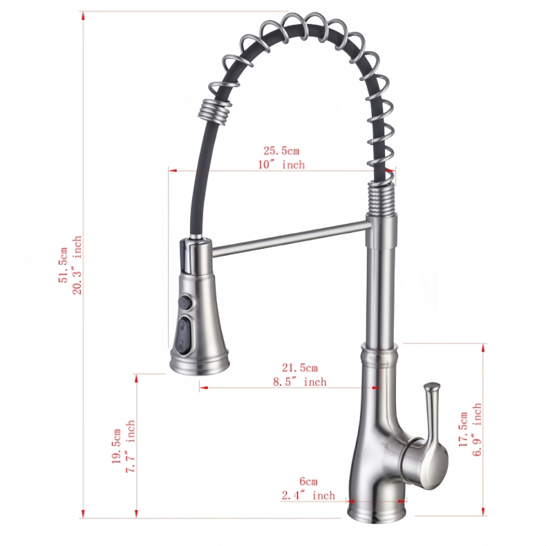 KY-8111 Pull Down Spring Kitchen Faucet