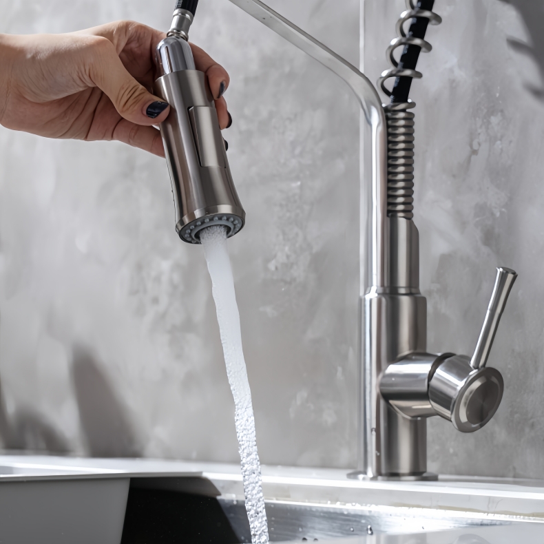 KY-8112 Pull Down Spring Kitchen Faucet