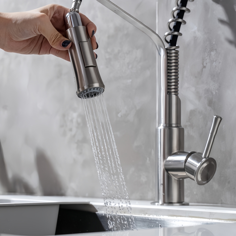 KY-8112 Pull Down Spring Kitchen Faucet