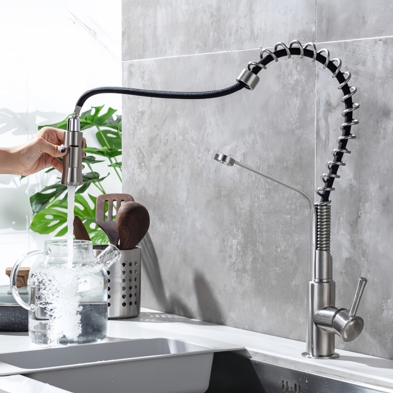 KY-8112 Pull Down Spring Kitchen Faucet
