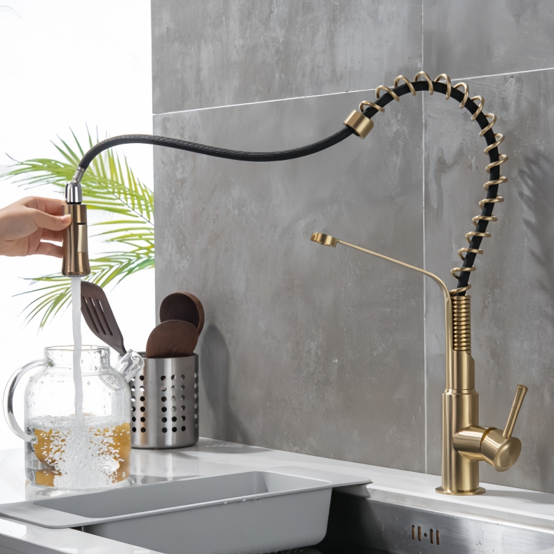 KY-8112 Pull Down Spring Kitchen Faucet