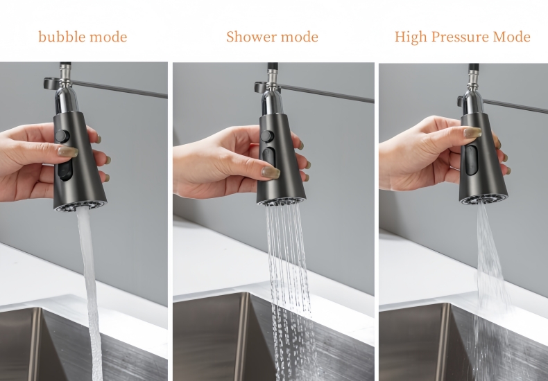 KY-8114 Pull Down Spring Kitchen Faucet