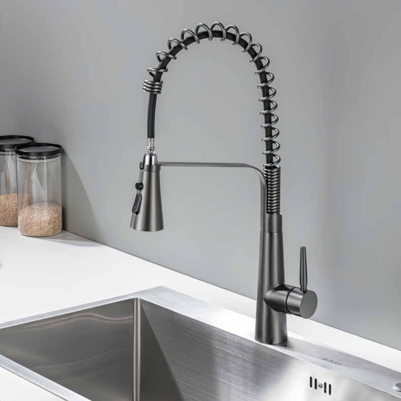 KY-8114 Pull Down Spring Kitchen Faucet