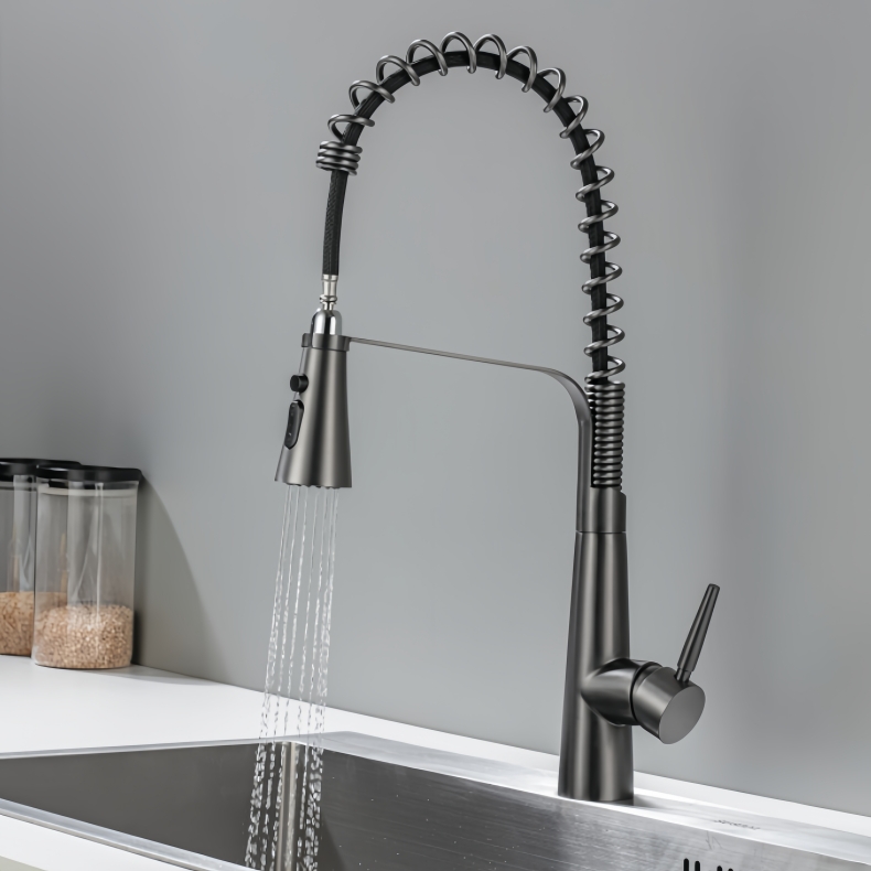 KY-8114 Pull Down Spring Kitchen Faucet