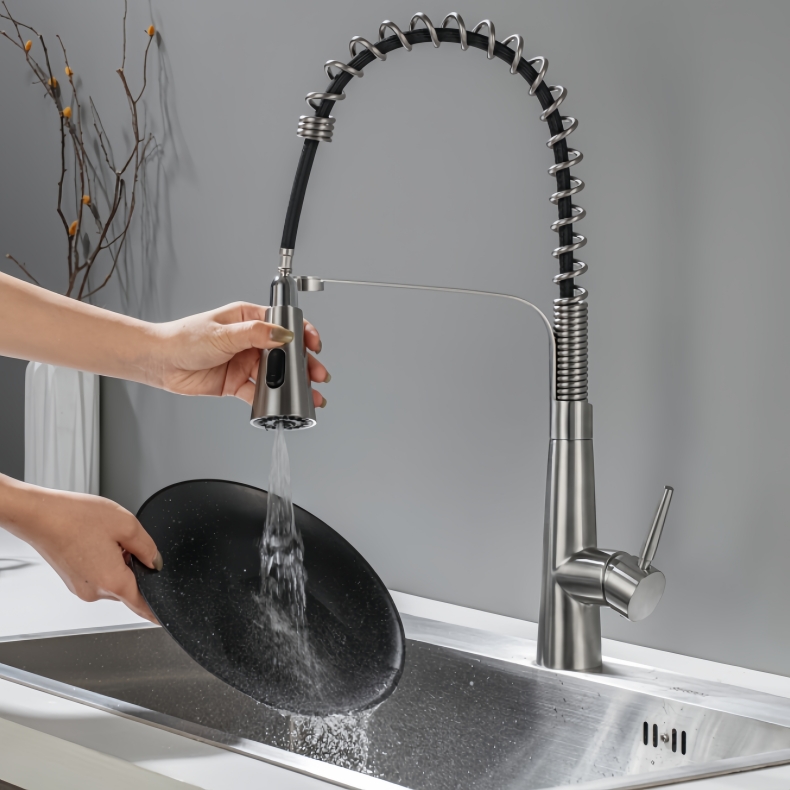 KY-8114 Pull Down Spring Kitchen Faucet